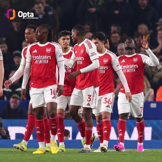 乐彩网首页-阿森纳本赛季英超10次净胜1球，队史同期仅次于03/04赛季
